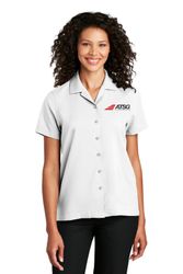 Image of Port Authority ® Ladies Camp Short Sleeve Performance Staff Shirt