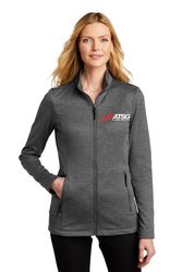 Image of Port Authority® Ladies Collective Striated Fleece Jacket 