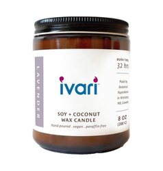 Image of 8oz Hand-Poured Lavender Candle