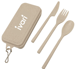 Image of Wheat Fibre Utensil Set