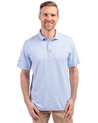 Image of Men's Botanical Print Recycled Polo