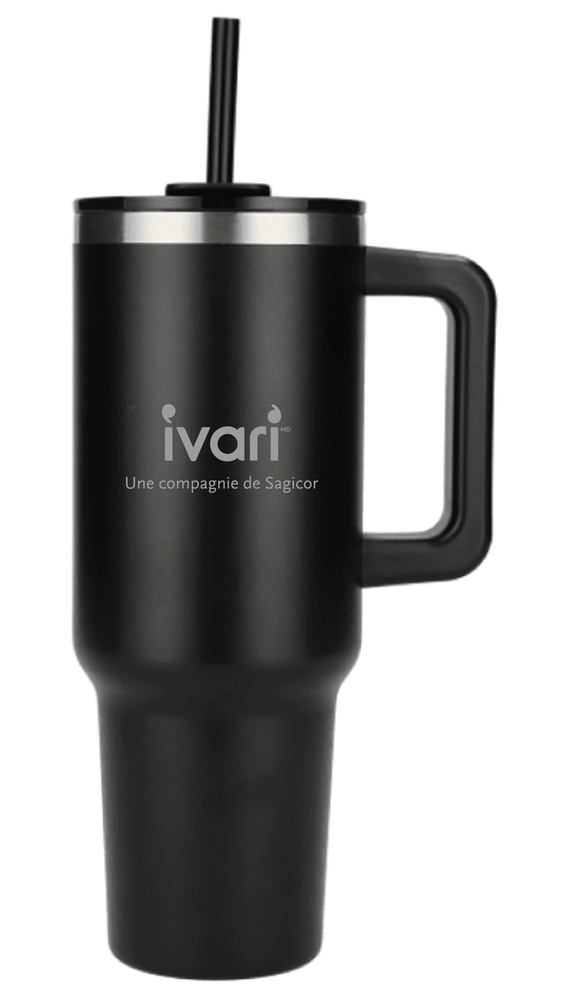 Pinnacle Recycled Travel Tumbler with Straw - FRENCH ONLY primary image