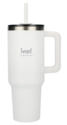 Image of Pinnacle Recycled Travel Tumbler with Straw - ENGLISH ONLY