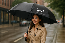 Image of 60" Arc Golf Umbrella - FRENCH ONLY