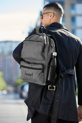 Image of Business Smart Dual-Pocket Backpack