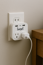 Image of Console Wall Charger Phone Holder