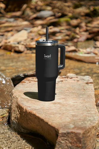 Pinnacle Recycled Travel Tumbler with Straw - FRENCH ONLY image thumbnail