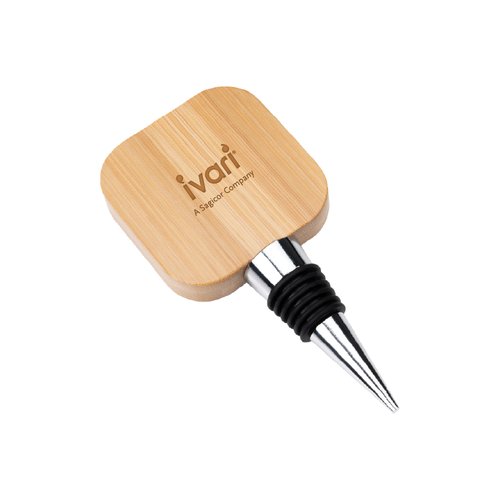 Kirtle Bamboo Bottle Stopper w/Bottle Opener image thumbnail