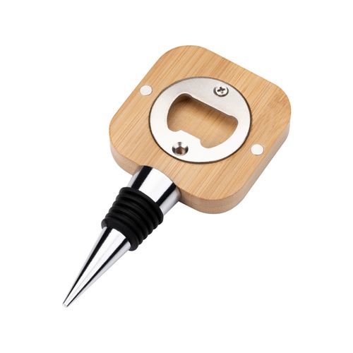 Kirtle Bamboo Bottle Stopper w/Bottle Opener image thumbnail