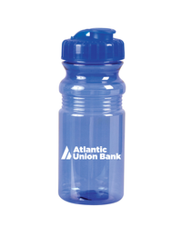 Image of 20oz Translucent Sport Water Bottle With Snap Cap