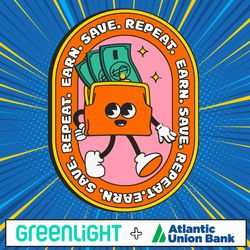 Image of Earn. Save. Repeat. Sticker