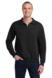 Image of Jerzees - NuBlend 1/4-Zip Cadet Collar Sweatshirt. 995M