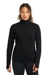 Image of Sport-Tek Women's Sport-Wick Stretch 1/4-Zip Pullover. LST850