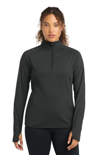 Sport-Tek Women's Sport-Wick Stretch 1/4-Zip Pullover. LST850 image thumbnail
