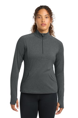 Sport-Tek Women's Sport-Wick Stretch 1/4-Zip Pullover. LST850 image thumbnail