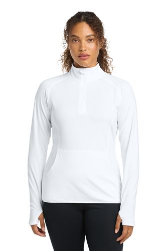 Sport-Tek Women's Sport-Wick Stretch 1/4-Zip Pullover. LST850 image thumbnail