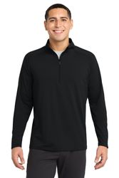 Image of Sport-Tek Sport-Wick Stretch 1/4-Zip Pullover. ST850