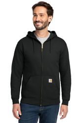 Image of Carhartt Midweight Hooded Zip-Front Sweatshirt. CTK122