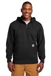 Image of Carhartt Rain Defender Paxton Heavyweight Hooded Zip Mock Sweatshirt. CT100617