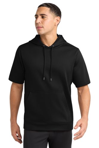 Sport-Tek Sport-Wick Fleece Short Sleeve Hooded Pullover. ST251 image thumbnail