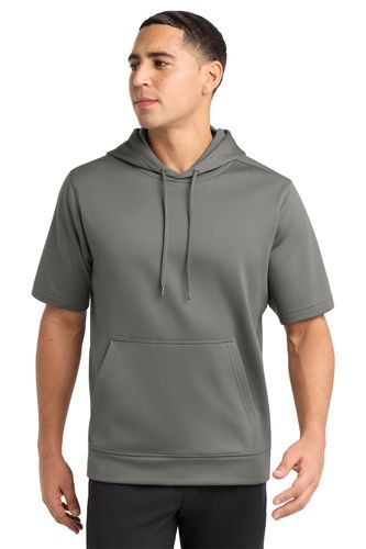 Sport-Tek Sport-Wick Fleece Short Sleeve Hooded Pullover. ST251 image thumbnail