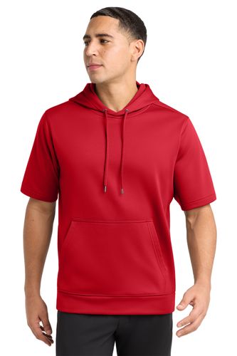 Sport-Tek Sport-Wick Fleece Short Sleeve Hooded Pullover. ST251 image thumbnail