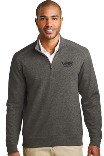 VSE Aviation Men's Interlock 1/4 Zip Pullover image thumbnail