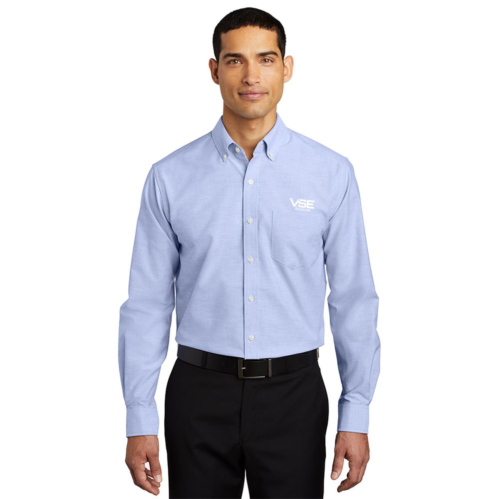 VSE Aviation Men's Oxford Long Sleeve Dress Shirt primary image
