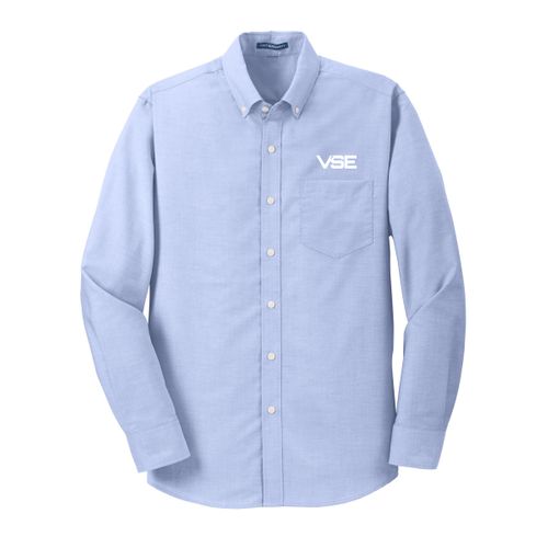 VSE Men's Oxford Long Sleeve Dress Shirt image thumbnail