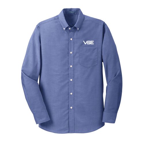 VSE Men's Oxford Long Sleeve Dress Shirt image thumbnail