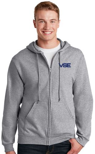VSE Full-Zip Hooded Sweatshirt - Athletic Heather image thumbnail