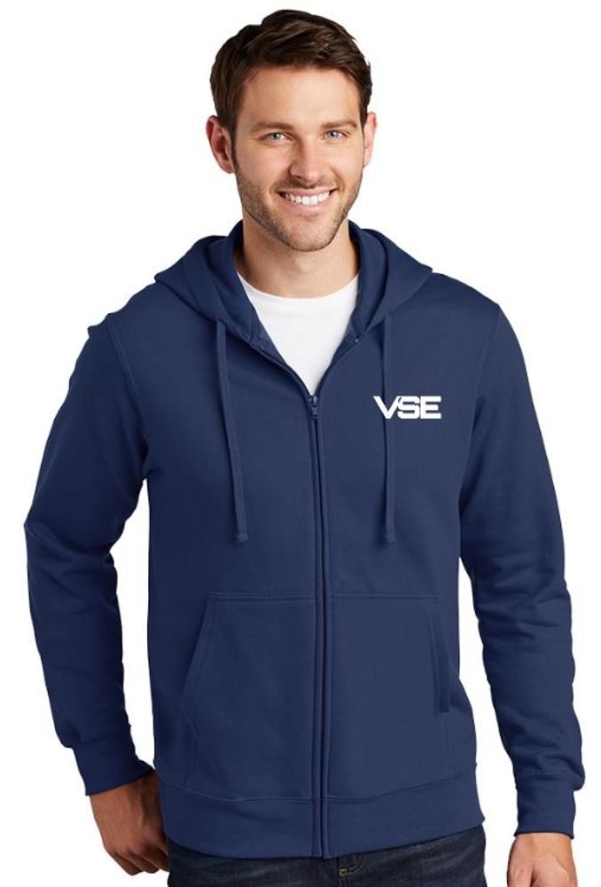 VSE Full-Zip Hooded Sweatshirt - Navy primary image