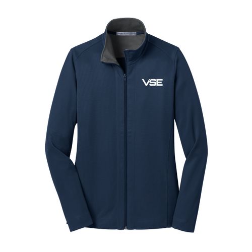 VSE Ladies Vertical Texture Full Zip Jacket image thumbnail