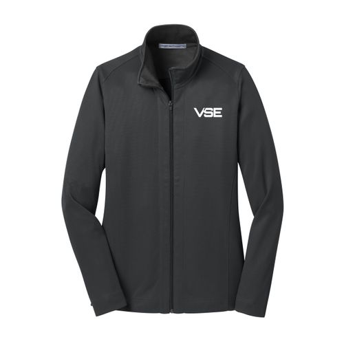 VSE Ladies Vertical Texture Full Zip Jacket image thumbnail