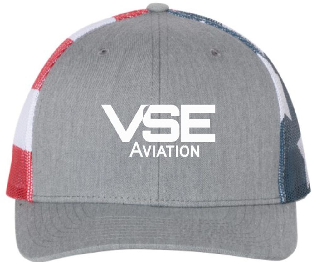 VSE Aviation Patriotic Mesh-Back Trucker Cap primary image