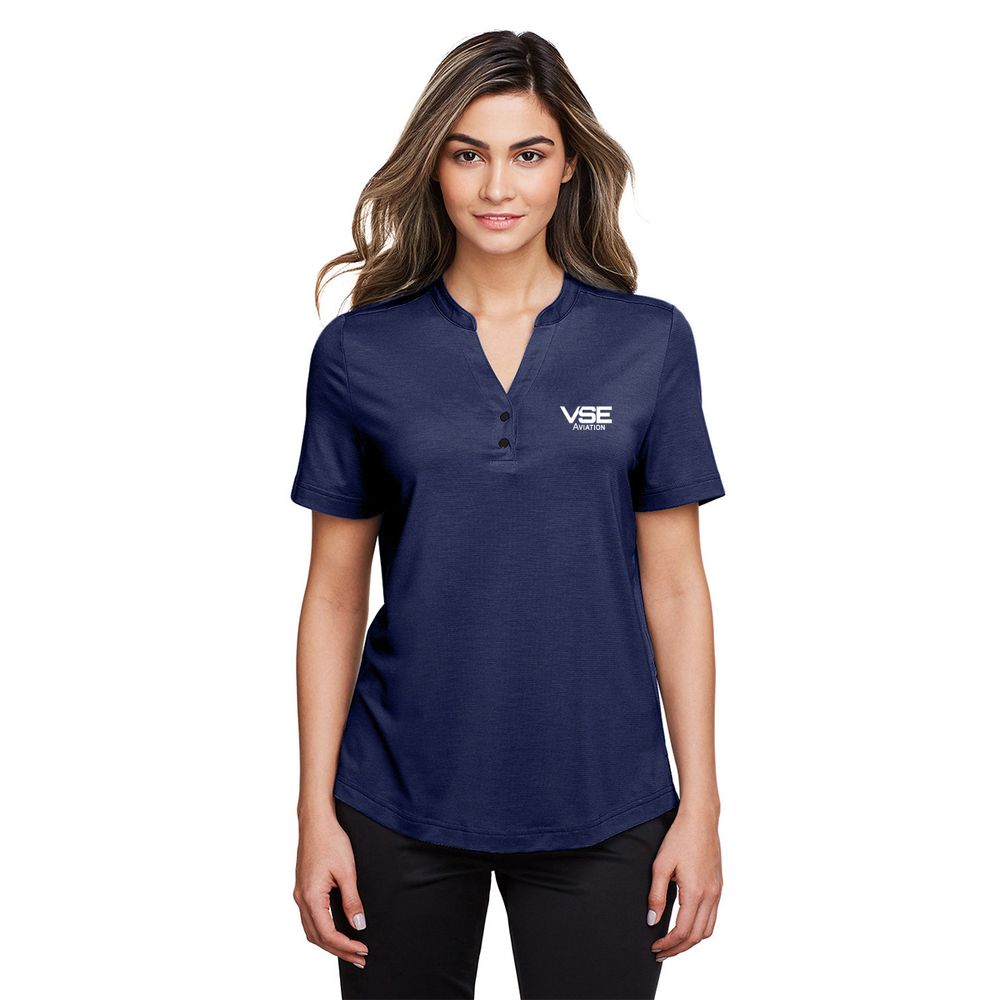 VSE Aviation Ladies' Snap-Up Stretch Performance Polo primary image