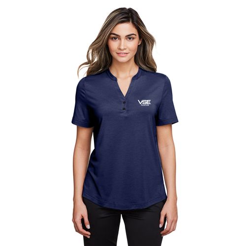 VSE Aviation Ladies' Snap-Up Stretch Performance Polo image thumbnail
