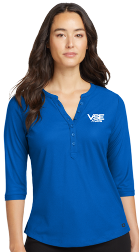 VSE Aviation OGIO Ladies Jewel Henley image thumbnail