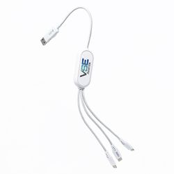 Image of 100W Multi-Cable with USB-C and Lightning Adapters
