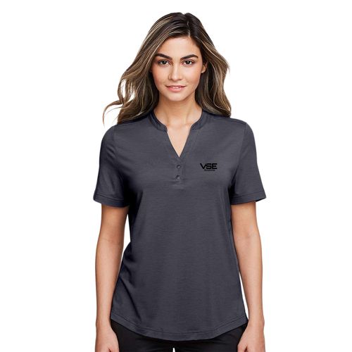 VSE Aviation Ladies' Snap-Up Stretch Performance Polo image thumbnail