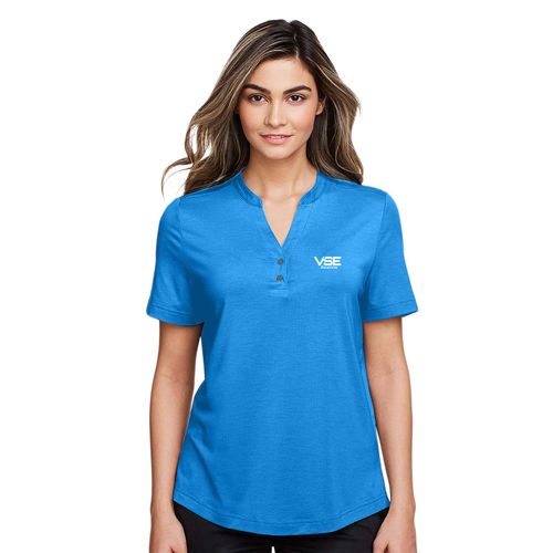 VSE Aviation Ladies' Snap-Up Stretch Performance Polo image thumbnail