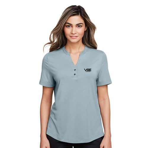 VSE Aviation Ladies' Snap-Up Stretch Performance Polo image thumbnail