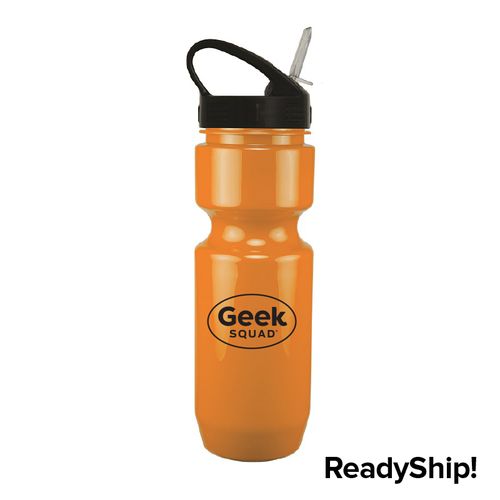 22oz Sports Bottle with Lid + Straw image thumbnail