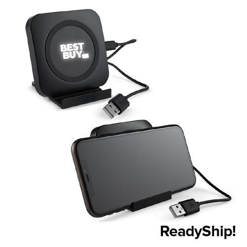 Light Up Charging Pad + Phone Stand image thumbnail