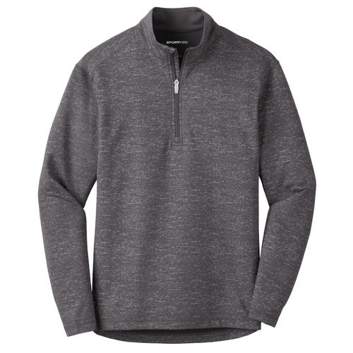 Men's Stretch Reflective Heather 1/2-Zip Pullover image thumbnail