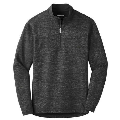 Men's Stretch Reflective Heather 1/2-Zip Pullover image thumbnail