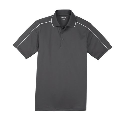 Men's Micropique Piped Wicking Polo image thumbnail