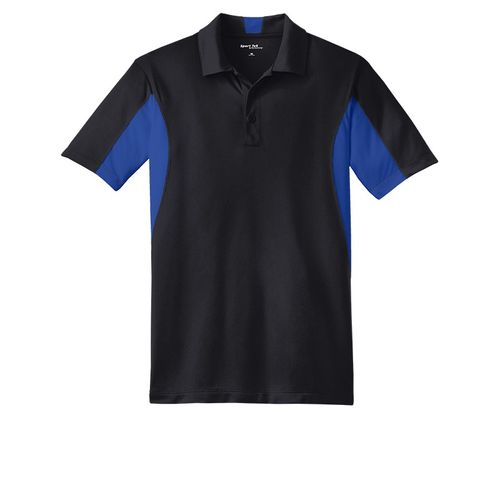 Men’s Micropique Colorblock Wicking Polo image thumbnail