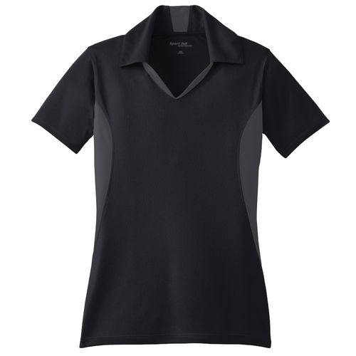 Women’s Micropique Colorblock Wicking Polo image thumbnail