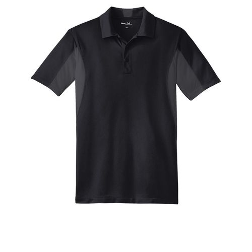 Men’s Tall Micropique Colorblock Wicking Polo image thumbnail